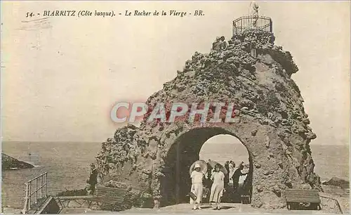 Cartes postales Biarritz (Cote Basque) Le Rocher de la Vierge