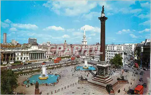 Moderne Karte Trafalgar Square & Nelson's Column London