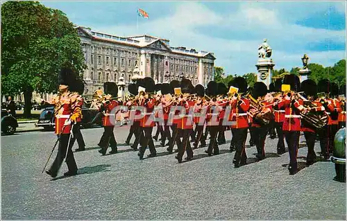 Moderne Karte London Guards Band Near Buckingham Palace Militaria