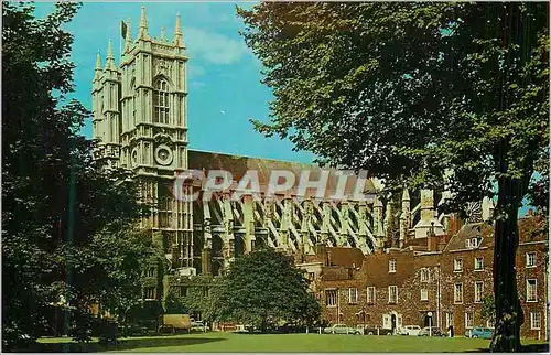 Cartes postales moderne Westminster Abbey From Dean's Yard