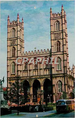 Cartes postales Montreal Quebec La Magnifique et Historique Eglise Notre Dame Domaine la Place d'Armes
