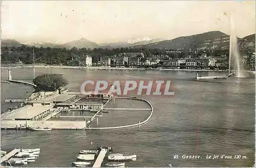 Cartes postales moderne Geneve Le Jet d'Eau 120 m