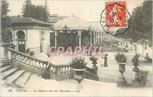 Cartes postales Vittel Les Galeries vues des Terrasses