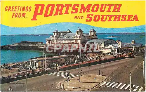 Moderne Karte Portsmouth and Southsea South Parade Pier