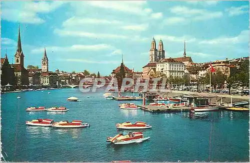 Cartes postales moderne Zurich Pedalo