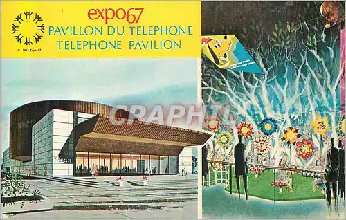 Cartes postales moderne Montreal Canada Pavillon du Telephone Les Attractions du Pavillon de l'Association du Telephone