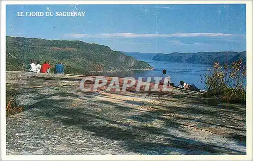 Moderne Karte Le Fjord du Saguenay Paysage de Mysteres et d'Inconnus le Fjord Enchante ses Visiteurs tant par