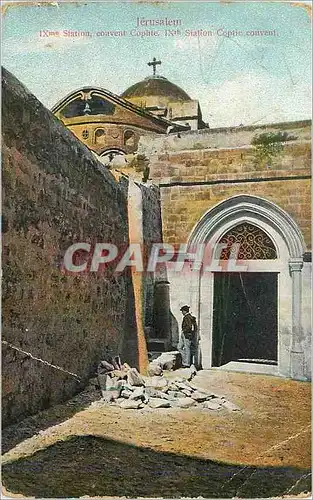 Cartes postales Jerusalem IXe Station Couvent Coplite
