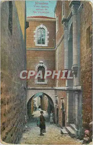 Cartes postales Jerusalem VIme Station Maison de Ste Veronique
