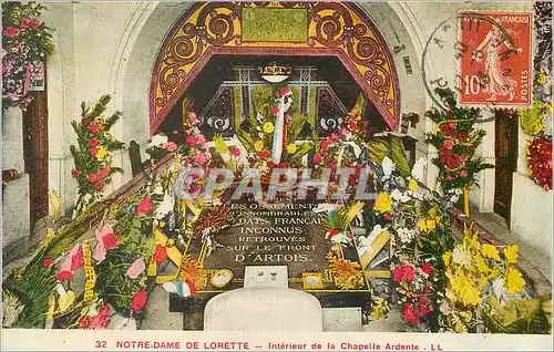 Cartes postales Notre Dame de Lorette Interieur de la Chapelle Ardente