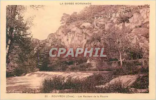 Cartes postales Rouvrou (Orne) La Suisse Normande Les Rochers de la Rouvre