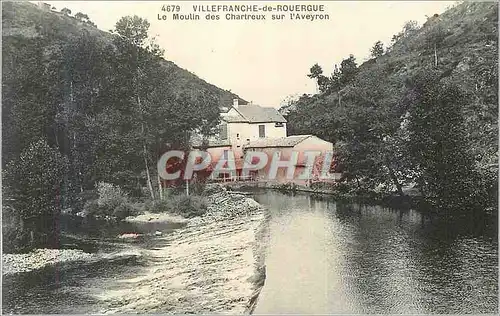 Ansichtskarte AK Villefranche de Rouergue Le Moulin des Chartreux sur l'Aveyron