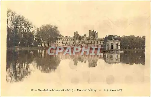 Cartes postales Fontainebleau (S et M) Vue sur l'Etang