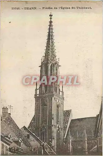 Ansichtskarte AK Thann Fleche de l'Eglise St Thiebaut