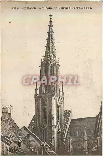 Cartes postales Thann Fleche de l'Eglise St Thiebaut