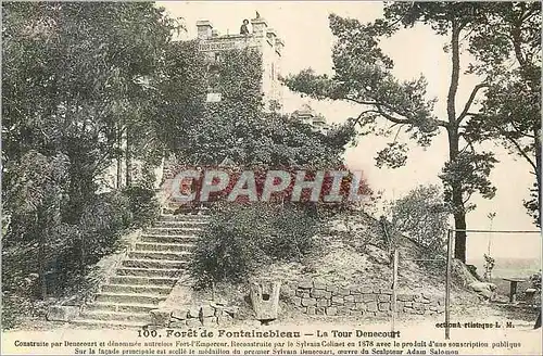 Cartes postales Foret de Fontainebleau La Tour Denecourt