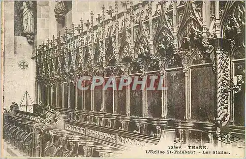 Cartes postales Thann Eglise St Thiebaut Les Stalles