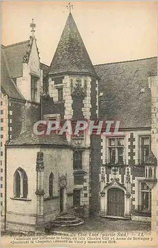 Cartes postales Amboise Chateau du Clos Luce (Partie Sud)