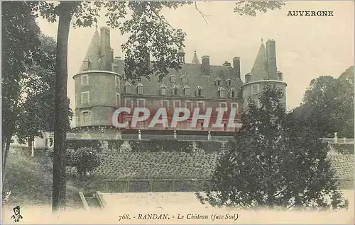 Cartes postales Randan L'Auvergne Le Chateau (Face Sud)