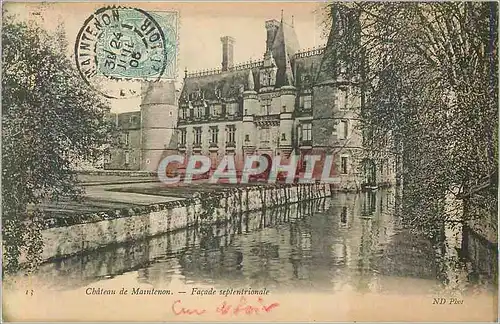 Cartes postales Chateau de Maintenon Facade Septentrionale