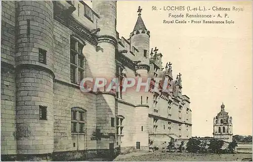 Ansichtskarte AK Loches (I et L) Chateau Royal Facade Renaissance A P