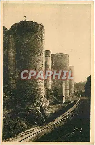 Cartes postales Chateau de Loches Chateaux de la Loire La Douce France Facade Occidentale