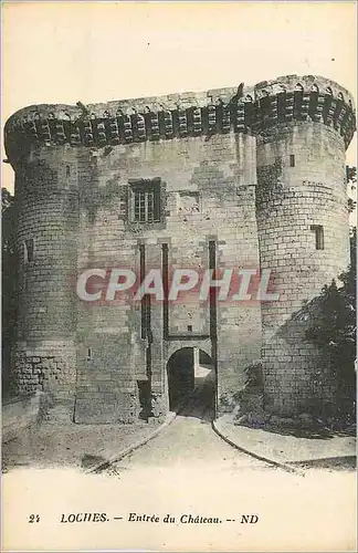 Cartes postales Loches Entree du Chateau