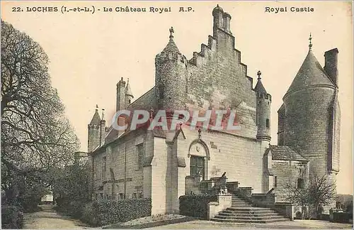 Cartes postales Loches (I et L) Le Chateau Royal