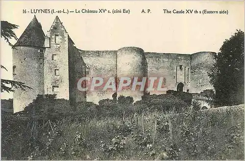 Cartes postales Luynes (I et L) Le Chateau XVe S (cote Est)