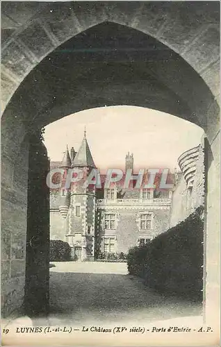 Cartes postales Luynes (I et L) Le Chateau (XVe Siecle) Porte d'Entree