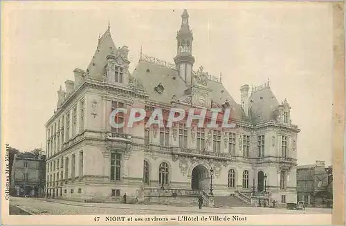 Ansichtskarte AK Niort et ses Environs L'Hotel de Ville de Niort