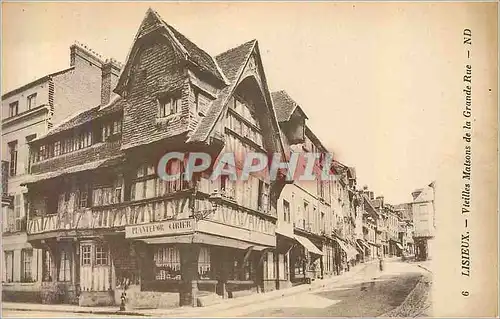 Cartes postales Lisieux Vieilles Maisons de la Grande Rue Plantefor