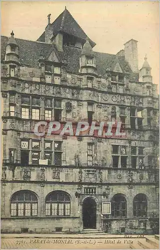 Cartes postales Paray le Monial (S et L) Hotel de Ville