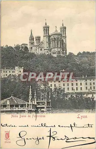 Cartes postales Lyon Notre Dame de Fourvieres