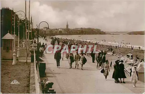 Moderne Karte Parame La Digue et la Plage