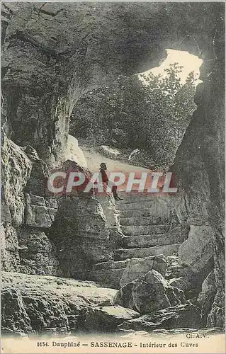 Cartes postales Sassenage Dauphine Interieure des Cuves