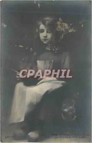 Cartes postales Salon de 1909 Trop chaude par Gabriel de Cool