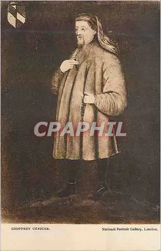 Cartes postales National Portrait Gallery London Geoffrey Chaucer