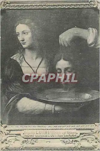 Cartes postales Salome La Tete Sain Jean Baptiste Luini