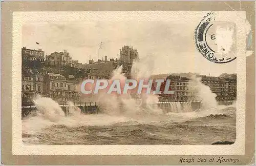 Cartes postales Rough Sea at Hastings