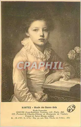 Cartes postales Nantes Musee des Beaux Arts Ecole Francaise Greuze (Jean Baptiste)