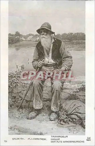 Cartes postales Salon 1911 A J Chantron Trimardeur