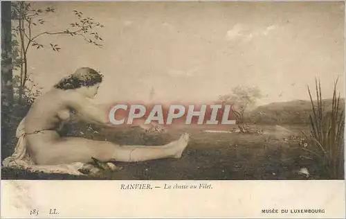 Cartes postales Musee du Luxembourg Renvier La Chasse au Fillet