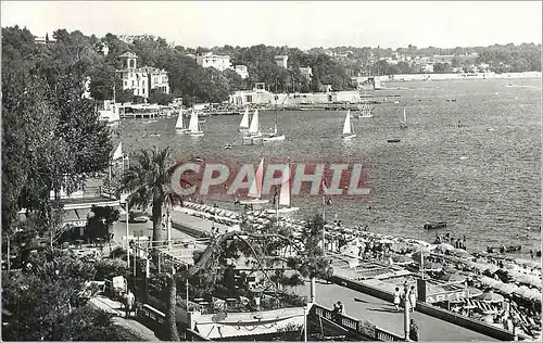 Cartes postales moderne Juan les Pins La Cote d'Azur La Plage