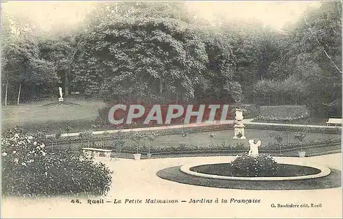 Cartes postales Rueil La Petite Malmaison Jardins a la Francaise