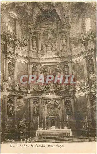 Cartes postales Plasencia Catedral Altar Mayor