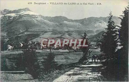 Cartes postales Villard de Lans Dauphine et le Col Vert