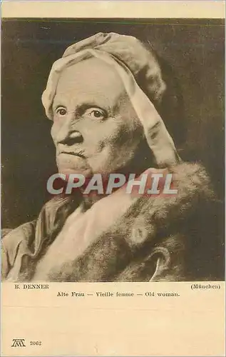 Cartes postales Munchen B Denner Vieille Femme