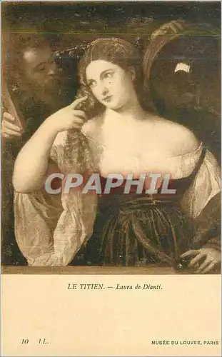 Cartes postales Musee du Louvre Paris Le Titien Laura de Dianti
