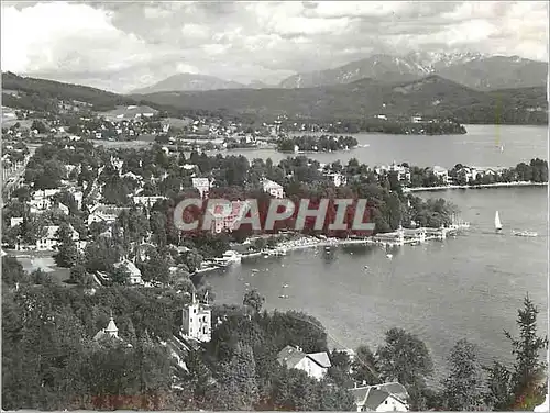 Moderne Karte Kurort Portschach am Worthersee